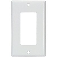 Main product image for Leviton 80401-W 1-Gang Decora Wallplate White 261-110